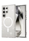 BFS  Samsung Galaxy S24 Ultra Kılıf Glow Magsafe Kapak - Şeffaf