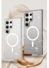 BFS  Samsung Galaxy S24 Ultra Kılıf Glow Magsafe Kapak - Şeffaf