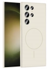 BFS Samsung Galaxy S24 Ultra Kılıf Jully Magsafe Kapak - Pudra