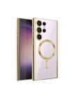 BFS  Samsung Galaxy S24 Ultra Kılıf Kross Magneticsafe Kapak - Gold