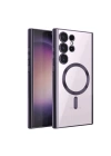 BFS  Samsung Galaxy S24 Ultra Kılıf Kross Magneticsafe Kapak - Mor