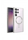 BFS Samsung Galaxy S24 Ultra Kılıf Kross Magneticsafe Kapak - Titan Gri
