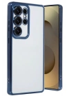 BFS Samsung Galaxy S24 Ultra Kılıf Lensli Silikon - Lacivert