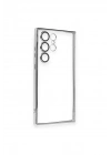 BFS Samsung Galaxy S24 Ultra Kılıf Lensli Silikon - Mor
