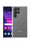 BFS Samsung Galaxy S24 Ultra Kılıf Lüx Şeffaf Silikon