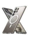 BFS  Samsung Galaxy S24 Ultra Kılıf Magneticsafe Şeffaf Silikon - Şeffaf