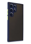 BFS  Samsung Galaxy S24 Ultra Kılıf Montreal Silikon Kapak - Lacivert