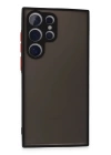 BFS Samsung Galaxy S24 Ultra Kılıf Montreal Silikon Kapak - Siyah