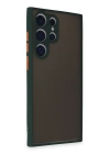 BFS  Samsung Galaxy S24 Ultra Kılıf Montreal Silikon Kapak - Yeşil