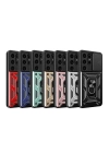 BFS  Samsung Galaxy S24 Ultra Kılıf Pars Lens Yüzüklü Silikon - Lacivert