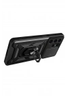 BFS Samsung Galaxy S24 Ultra Kılıf Pars Lens Yüzüklü Silikon - Lacivert