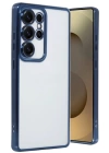 BFS  Samsung Galaxy S24 Ultra Kılıf Razer Lensli Silikon - Sierra Blue