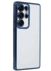 BFS  Samsung Galaxy S24 Ultra Kılıf Razer Lensli Silikon - Sierra Blue