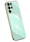 BFS  Samsung Galaxy S24 Ultra Kılıf Volet Silikon - Açık Yeşil