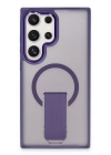 BFS  Samsung Galaxy S24 Ultra Tork Magsafe Standlı Kapak - Derin Mor