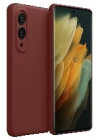BFS  Samsung Galaxy S25 Edge First Silikon - Bordo