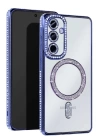 BFS  Samsung Galaxy S25 Edge Joke Simli Magneticsafe Kılıf - Mavi