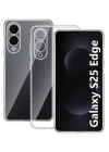 BFS  Samsung Galaxy S25 Edge Kılıf Lüx Şeffaf Silikon