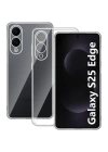 BFS  Samsung Galaxy S25 Edge Kılıf Lüx Şeffaf Silikon