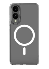 BFS Samsung Galaxy S25 Edge Kılıf Magneticsafe Şeffaf Silikon - Şeffaf