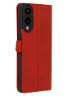 BFS  Samsung Galaxy S25 Edge Trend S Plus Kapaklı Kılıf - Kırmızı