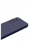 BFS Samsung Galaxy S25 FE Nano içi Kadife Silikon - Lacivert