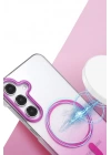 BFS Samsung Galaxy S25 Glossy Magsafe Kapak - Mor