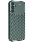 BFS  Samsung Galaxy S25 Kılıf Auto Focus Karbon Kapak - Koyu Yeşil