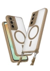 BFS  Samsung Galaxy S25 Kılıf Enka Magsafe Silikon Kılıf - Desert