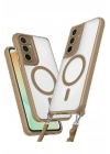 BFS Samsung Galaxy S25 Kılıf Enka Magsafe Silikon Kılıf - Desert