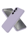 BFS  Samsung Galaxy S25 Kılıf Nano içi Kadife Silikon - Lila