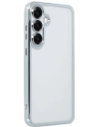 BFS  Samsung Galaxy S25 Kılıf Razer Lensli Silikon - Gümüş