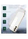 BFS  Samsung Galaxy S25 Kılıf Volet Silikon - Beyaz