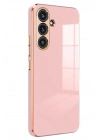 BFS Samsung Galaxy S25 Kılıf Volet Silikon - Pembe