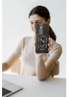 BFS  Samsung Galaxy S25 Plus Kılıf Pars Lens Yüzüklü Silikon - Siyah