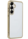 BFS  Samsung Galaxy S25 Plus Kılıf Razer Lensli Silikon - Gold
