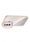 BFS Samsung Galaxy S25 Remim Lensli Magsafe Standlı Kapak - Pembe