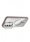 BFS Samsung Galaxy S25 Remim Lensli Magsafe Standlı Kapak - Titan Gri