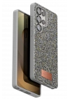 BFS  Samsung Galaxy S25 Ultra Bright Simli Kapak - Gümüş