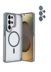 BFS  Samsung Galaxy S25 Ultra Flet Lens Magsafe Kapak - Gri