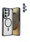 BFS  Samsung Galaxy S25 Ultra Flet Lens Magsafe Kapak - Siyah
