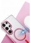 BFS Samsung Galaxy S25 Ultra Glossy Magsafe Kapak - Mavi