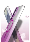 BFS Samsung Galaxy S25 Ultra Glossy Magsafe Kapak - Mavi