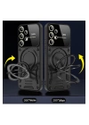 BFS  Samsung Galaxy S25 Ultra Kılıf Joy Lens Standlı Kapak - Mor