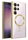 BFS  Samsung Galaxy S25 Ultra Kılıf Kross Magneticsafe Kapak - Gold