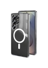 BFS  Samsung Galaxy S25 Ultra Kılıf Magneticsafe Şeffaf Silikon - Şeffaf