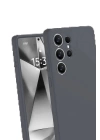 BFS Samsung Galaxy S25 Ultra Kılıf Nano içi Kadife Silikon - Gri