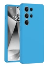 BFS  Samsung Galaxy S25 Ultra Kılıf Nano içi Kadife Silikon - Mavi