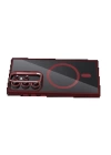 BFS Samsung Galaxy S25 Ultra Remim Lensli Magsafe Standlı Kapak - Bordo