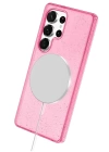 BFS  Samsung Galaxy S25 Ultra Star Magsafe Kapak - Pembe